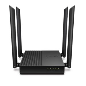 ROUTER TP-LINK wireless 1200Mbps, MU-MIMO, 4 porturi Gigabit, 4 antene externe, Dual Band AC1200 „Archer C64” (include TV 0.8 lei)