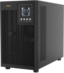 UPS Njoy „Echo Pro 3000”, Online, Tower, 2400 W, fara AVR, Schuko x 4, LED, back-up 1 – 10 min. „UPOL-OL300EP-CG01B” (include TV 35lei)