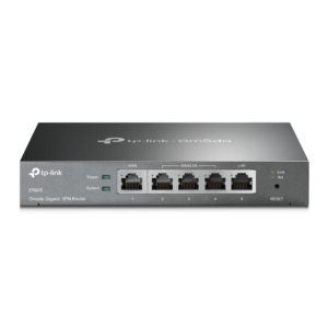 ROUTER TP-LINK wired Gigabit, 1 Gigabit WAN + 1 Gigabit LAN + 3 Changeable Gigabit WAN/LAN Ports , tehnologie VPN „ER605” (include TV 0.8 lei)