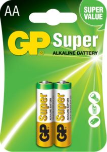 Baterie GP Batteries, Super Alcalina AA (LR6) 1.5V alcalina, blister 2 buc. „GP15A-2UE2” „GPPCA15AS014” (include TV 0.16lei)