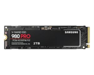 SSD SAMSUNG, 980 PRO, 2TB, M.2, PCIe Gen4.0 x4, V-Nand 3bit MLC, R/W: 7000 MB/s/5100 MB/s „MZ-V8P2T0BW”