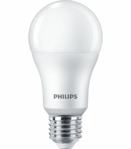 SET 6 becuri LED Philips, soclu E27, putere 13W, forma clasic, lumina alb calda, alimentare 220 – 240 V, „000008718699775568” (include TV 3.60 lei)