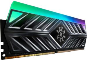 Memorie DDR Adata – gaming DDR4 8 GB, frecventa 3200 MHz, 1 modul, radiator, iluminare RGB, „AX4U320038G16A-ST41”