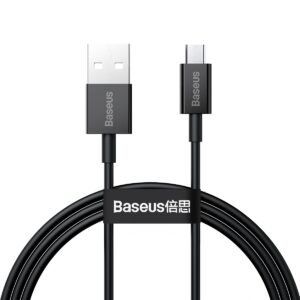 CABLU alimentare si date Baseus Superior, Fast Charging Data Cable pt. smartphone, USB la Micro-USB 2A, 1m, negru „CAMYS-01” (include TV 0.06 lei) – 6953156208476