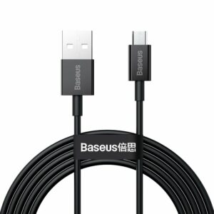 CABLU alimentare si date Baseus Superior, Fast Charging Data Cable pt. smartphone, USB la Micro-USB 2A, 2m, negru „CAMYS-A01” (include TV 0.06 lei) – 6953156208483