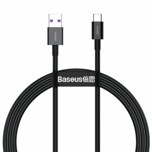 CABLU alimentare si date Baseus Superior, Fast Charging Data Cable pt. smartphone, USB la USB Type-C 66W, 1m, negru „CATYS-01” (include TV 0.06 lei) – 6953156205499