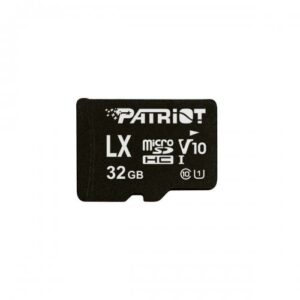 CARD MicroSD PATRIOT, 32 GB, MicroSDHC, clasa 10, standard UHS-I U1, „PSF32GMDC10” (include TV 0.03 lei)