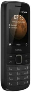 Telefon cu butoane, NOKIA, „225” ecran 2.4 inch, dual sim, rez. camera 0.3 Mpix, memorie interna 128 MB, 4G, OEM, acumulator 1150 mAh, negru, „16QENB01A12” (include TV 0.5lei)