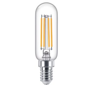 BEC LED Philips, soclu E14, putere 4.5W, forma tub, lumina alb calda, alimentare 220 – 240 V, „000008718699783358” (include TV 0.60 lei)