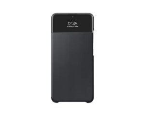 HUSA Smartphone Samsung, pt Galaxy A32, tip smart book cover cu buzunar, plastic, Smart View Wallet, negru, EF-EA325PBEGEE