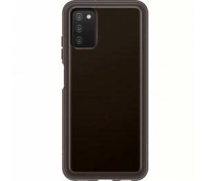 HUSA Smartphone Samsung, pt Galaxy A03s, tip back cover (protectie spate), TPU, ultrasubtire, negru, „EF-QA038TBEGEU”