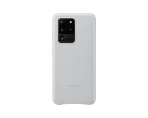 HUSA Smartphone Samsung, pt Galaxy S20 Ultra, tip back cover (protectie spate), piele, ultrasubtire, gri, „EF-VG988LSEGEU”