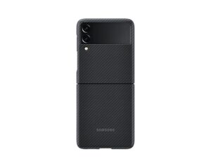 HUSA Smartphone Samsung, pt Galaxy Z Flip3, tip back cover (protectie spate), policarbonat, ultrasubtire, negru, „EF-XF711SBEGWW”