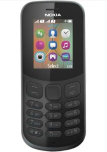 Telefon cu butoane, NOKIA, „130” ecran 1.8 inch, dual sim, rez. camera 0.3 Mpix, memorie interna 4 MB, 2G, OEM, acumulator 1020 mAh, negru, „A00028517” (include TV 0.5lei)