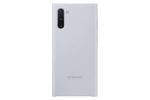 HUSA Smartphone Samsung, pt Galaxy Note 10, tip back cover (protectie spate), silicon, ultrasubtire, gri, EF-PN970TSEGWW