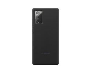 HUSA Smartphone Samsung, pt Galaxy Note 20, tip back cover (protectie spate), Silicon, ultrasubtire, negru, „EF-PN980TBEGEU”