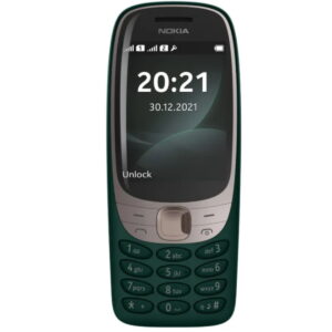 Telefon cu butoane, NOKIA, „6310” ecran 2.8 inch, dual sim, rez. camera 0.3 Mpix, memorie interna 8 MB, 2G, OEM, acumulator 1150 mAh, verde, „16POSE01A05” (include TV 0.5lei)