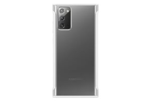 HUSA Smartphone Samsung, pt Galaxy Note 20, tip back cover (protectie spate), policarbonat | poliuretan, ultrasubtire, alb, „EF-GN980CWEGEU”