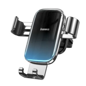 SUPORT AUTO Baseus Glaze Gravity pt. SmartPhone, fixare grila ventilatie, negru SUYL-LG01 - 6953156222731