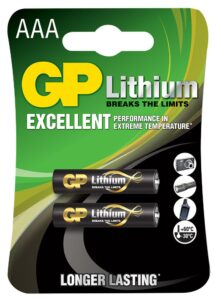 Baterie GP Batteries, Lithium AAA (FR03) 1.5V lithium, blister 2 buc. „GP24F-2UE2” „GPPCL24LF001” (include TV 0.04lei)