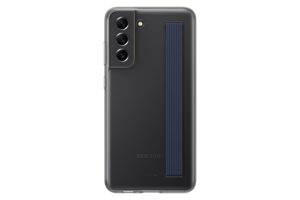HUSA Smartphone Samsung, pt Galaxy S21 Fe, tip back cover (protectie spate), policarbonat | TPU, ultrasubtire, gri, „EF-XG990CBEGWW”