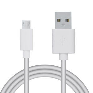CABLU alimentare si date SPACER, pt. smartphone, USB 2.0 (T) la Micro-USB 2.0 (T), PVC, Retail pack, 0.5m, White,  SPDC-MICRO-PVC-W-0.5 (include TV 0.06 lei)