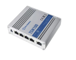 TELTONIKA TSW100 INDUSTRIAL UNMANAGED POE SWITCH 4 PORTS POE 802.3AF/AT 60W, „TSW100” (include TV 1.5 lei)