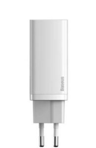 INCARCATOR retea Baseus GaN2 Lite, Quick Charge 65W, 1 x USB 5V/3A, 1 x USB Type-C 5V/3A, alb CCGAN2L-B02