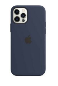 HUSA Smartphone Apple, pt iPhone 12 | iPhone 12 Pro, tip back cover (protectie spate) cu MagSafe, silicon, MagSafe, albastru, „mhl43zm/a”