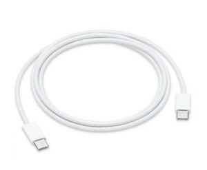 CABLU alimentare si date smartphone Apple, USB Type-C (T) la USB Type-C (T), cauciuc, lungime 1 m, alb, „mm093zm/a” (include TV 0.06 lei)