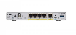 Cisco C1101-4P wireless router Gigabit Ethernet Grey, „C1101-4P” (include TV 0.8 lei)