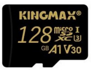 CARD MicroSD KINGMAX, 128 GB, MicroSDXC, clasa 10, standard UHS-I U3, KM128GMCSDUHSPM1A (include TV 0.03 lei)