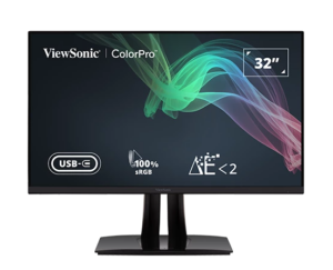 MONITOR LCD 32″ IPS 4K/BLACK VP3256-4K VIEWSONIC „VP3256-4K” (include TV 6.00lei)