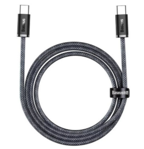 CABLU alimentare si date Baseus Dynamic Series, Fast Charging Data Cable pt. smartphone, USB Type-C la USB Type-C 100W, 1m, braided, gri „CALD000216”