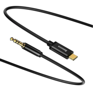 CABLU AUDIO Baseus Yiven, 1 x USB Type-C (T) la 1 x Jack 3.5mm (T), lungime cablu 1.2m, negru „CAM01-01” (include TV 0.25 lei) – 6953156262553