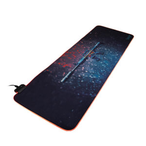 MousePAD RGB SPACER gaming, cauciuc si material textil, 900 x 300 x 3 mm, 1.8 m lungime cablu, imagine „SP-PAD-GAME-RGB-PICT” (include TV 0.6 lei)