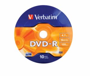 VERBATIM DVD-R 16X 4.7GB WAGON10/SP, „43729”