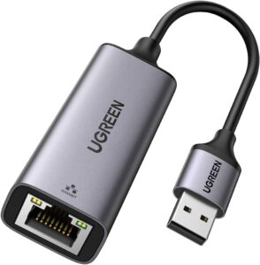 ADAPTOR RETEA Ugreen, „CM209” extern, USB 3.0(T) la port Gigabit RJ-45, negru „50922” (include TV 0.18lei) – 6957303859221