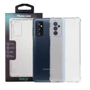 HUSA SMARTPHONE Spacer pentru Samsung Galaxy M52 5G, grosime 1.5mm, protectie suplimentara antisoc la colturi, material flexibil TPU, transparenta SPPC-SM-GX-M52-CLR