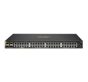 Hewlett Packard Enterprise Aruba 6000 48G Class4 PoE 4SFP 370W Managed L3 Gigabit Ethernet (10/100/1000) Power over Ethernet (PoE) 1U, „R8N85A” (include TV 1.75lei)