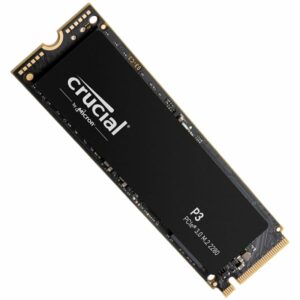 Crucial SSD P3 500GB M.2 2280 PCIE Gen3.0 3D NAND, R/W: 3500/1900 MB/s, Storage Executive + Acronis SW included „CT500P3SSD8”