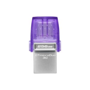 256GB DataTraveler microDuo 3C 200MB/s dual USB-A + USB-C, „DTDUO3CG3/256GB” (include TV 0.03 lei)
