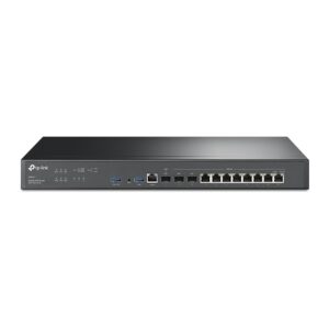 ROUTER TP-LINK wired Gigabit, 2xxxx 10GE SFP+ Ports (1 WAN, 1 WAN/LAN), 1xxxx 1GE SFP WAN/LAN Ports, 8xxxx 1GE RJ45 WAN/LAN Ports, 1xxxx RJ45 Console Ports, 2xxxx USB Ports (Connecting 4G/3G Modem as WAN Backup) „ER8411” (include TV 0.8 lei)