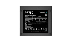 SURSA DeepCool PF750D, 750W (real), 120mm silent fan, 80 PLUS White, 4x PCI-E (6+2), 6x S-ATA „PF700” „R-PF750D-HA0B-EU” (include TV 1.75lei)