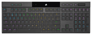 K100 AIR WIRELESS RGB Ultra-Thin Mechanical Gaming Keyboard – CHERRY MX Ultra Low Profile Tactile (NA) „CH-913A01U-NA”, (include TV 0.8lei)