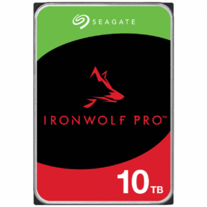 HDD NAS SEAGATE IronWolf Pro 10TB CMR 3.5″, 256MB, SATA 6Gbps, 7200RPM, RV Sensors, Rescue Data Recovery Services 3 ani, TBW: 550TB, „ST10000NT001”
