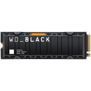SSD WD Black SN850X HeatSink 1TB M.2 2280 PCIe Gen4 x4 NVMe, Read/Write: 7300/6300 MBps, IOPS 800K/1100K, TBW: 600, „WDS100T2XHE”