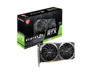 MSI GeForce RTX 3060 VENTUS 2X 12G OC 12GB GDDR6 PCIe 4.0 2xHDMI 2.1 3xDP 1.4 „RTX 3060 VENTUS 2X 12G OC” .