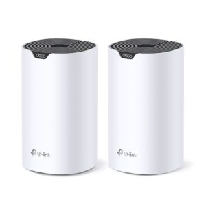 MESH TP-LINK, wireless, router AC1900, pt interior, 1900 Mbps, port LAN, WAN, 2.4 GHz | 5 GHz, antena interna x 3, standard 802.11ac, „Deco S7(2-pack)” (include TV 1.75lei)