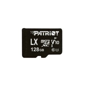 CARD MicroSD PATRIOT, 128 GB, MicroSDXC, clasa 10, standard UHS-I U1, PSF128GMDC10 (include TV 0.03 lei)